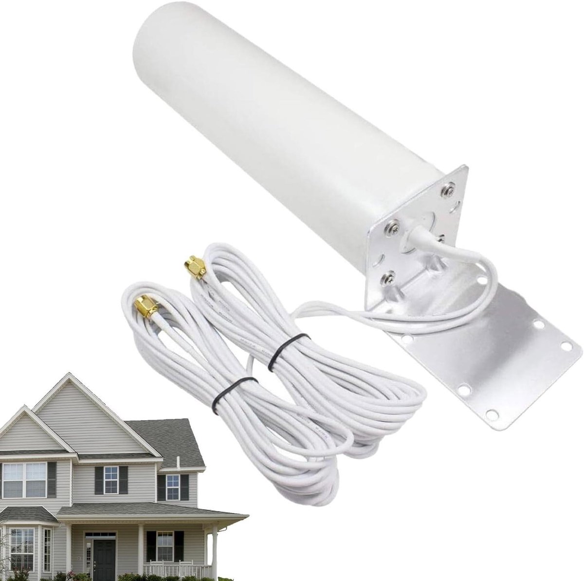 Wifi Versterker Buiten - Draadloze Extender Router - Netwerk Uitbreiden - Waterdicht Ontwerp - 39.9 x 14.6 x 7.7 cm