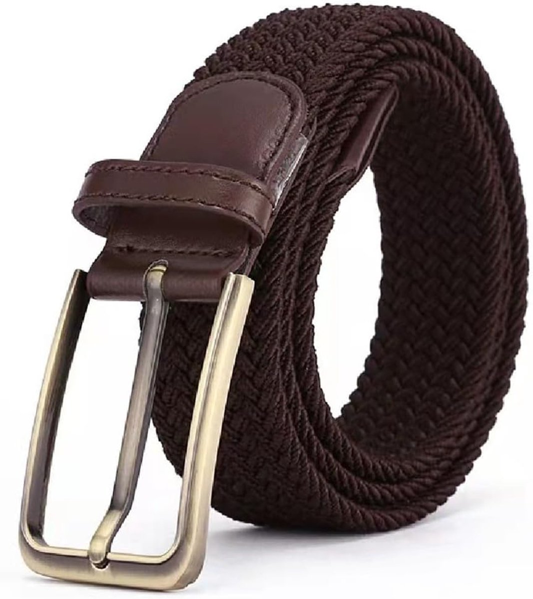 Gevlochten Riem - Multicolor Stretch Geweven Riem Unisex Vintage Riem Casual Riemen voor Mannen en Vrouwen