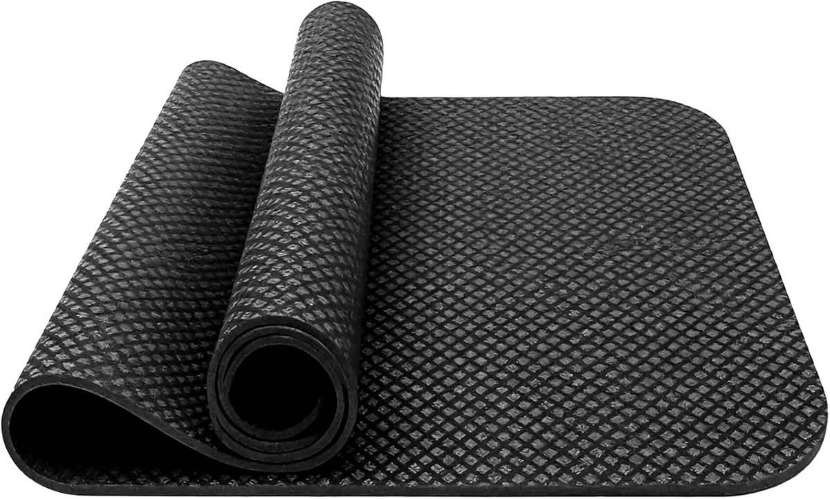 Trainingsmat: PVC vloerbeschermingsmat fitnessapparatuur, 43 × 60 cm ellips-beentrainermat, duurzame antislip vuilmat, siliconen antislipmat, voor fitnessapparatuur thuis