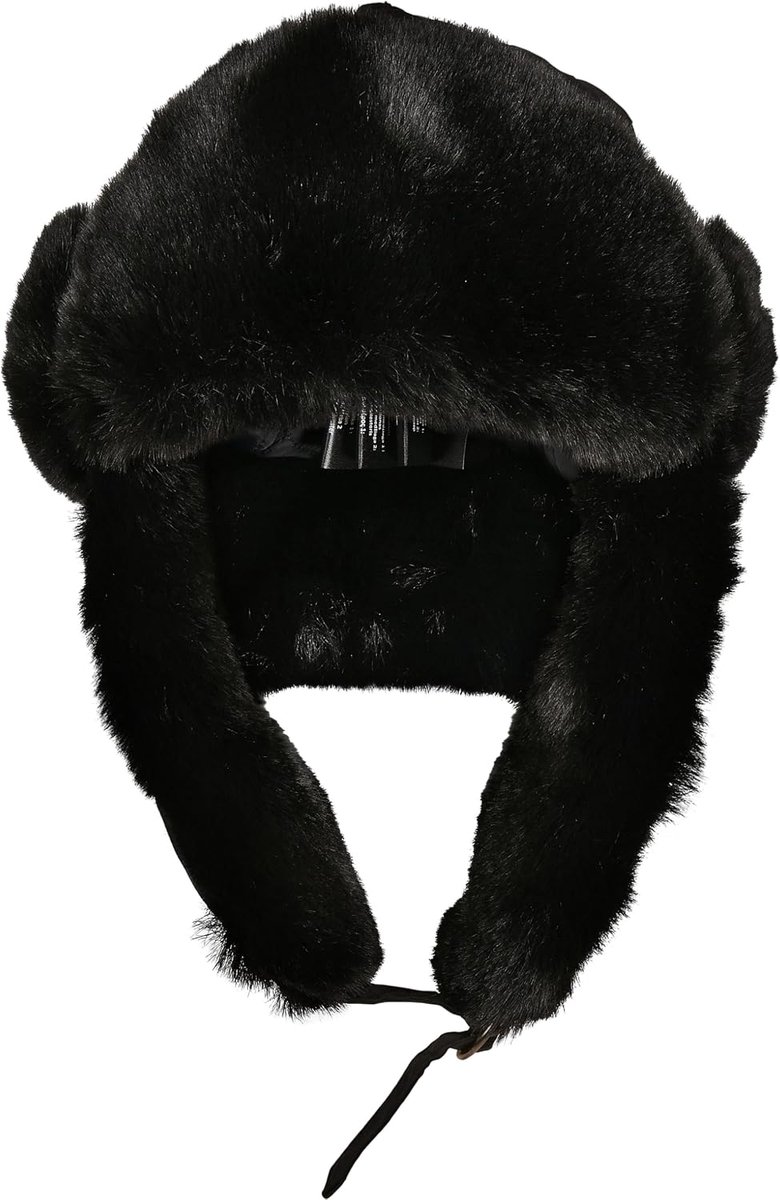 Classics Accessoires Nylon Trapper Hat, zwart, Eén maat