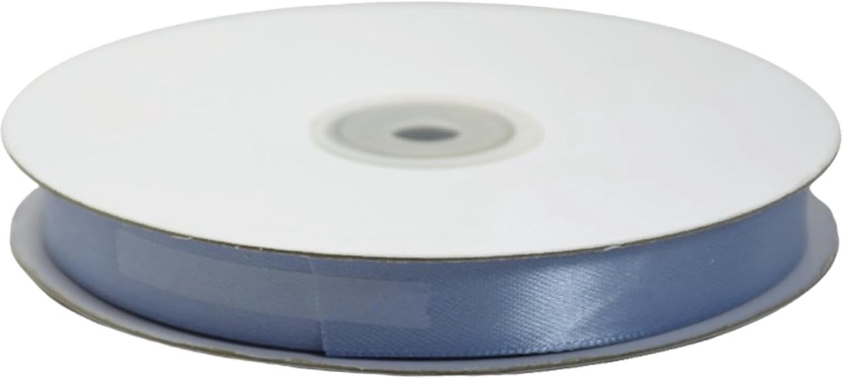 Dubbel satijnen lint blauw Avion 15 mm X 50 M