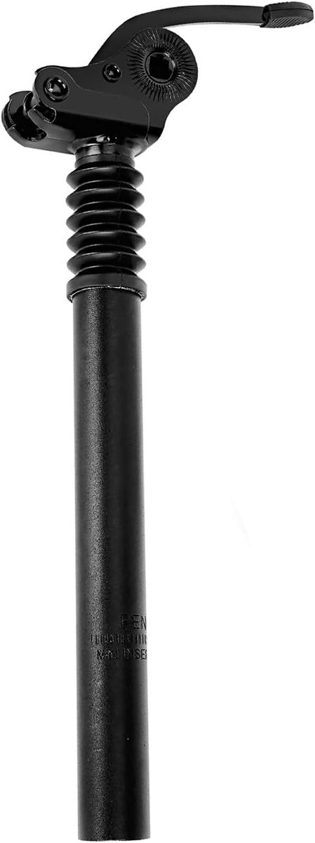 fietszadelpen voor 27,2/28,6 x 300/350/400 mm, verende verende zadelpen, zadelpen van aluminiumlegering voor MTB, racefiets, BMX, e-bike