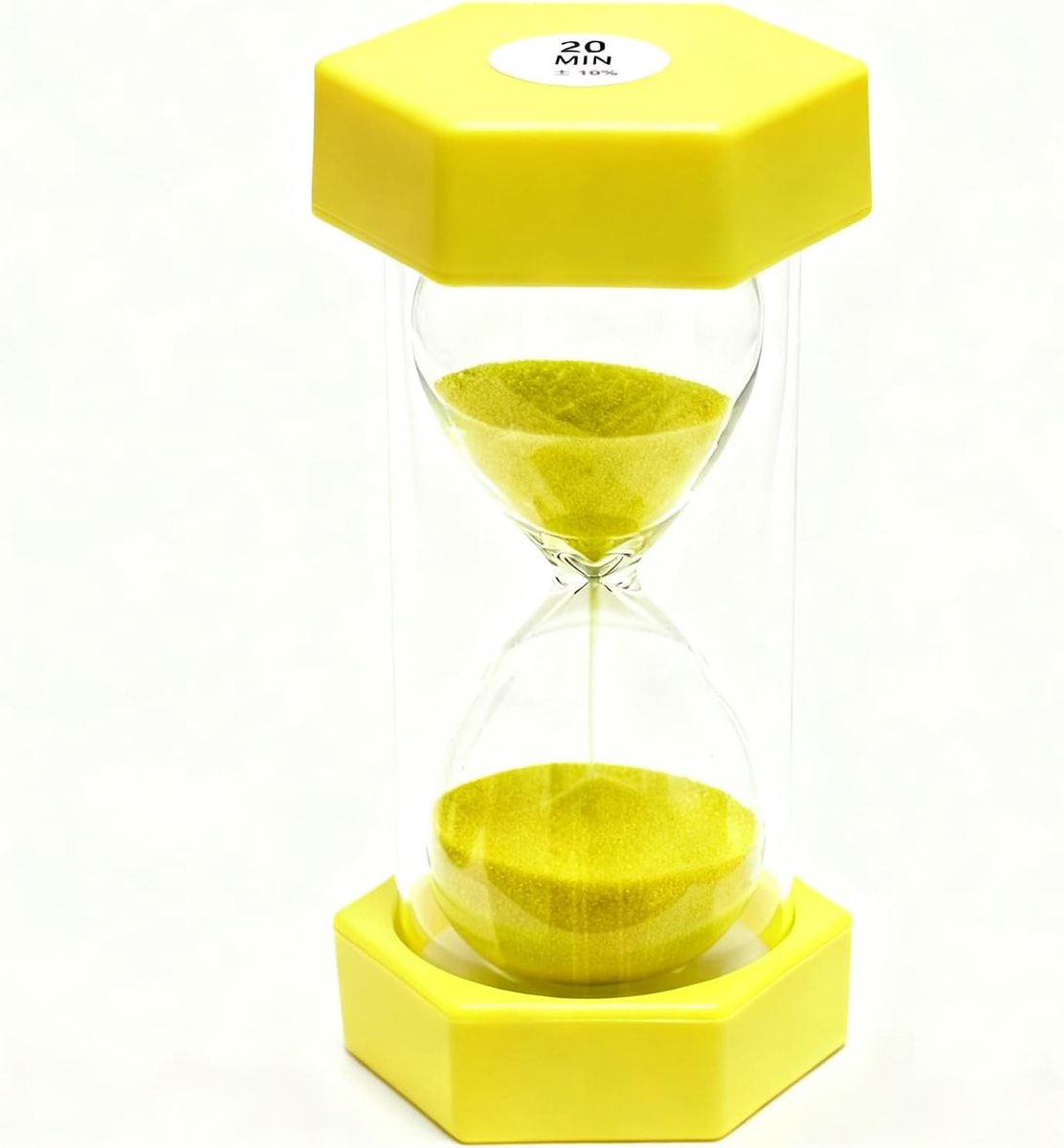 20 minuten timer, kinderzandtimer, anti-val, kleurrijke zandlopers, eierwekker voor kinderopvang, kantoor, huis, klaslokaal, keuken, leren van kinderen