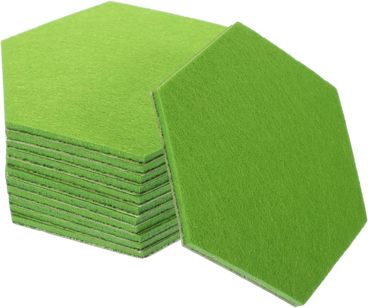 Prikborden, 12 stuks, muurstickers, groen prikbord voor kantoor, school, wanddecoratie, stickers, memo's, foto's, weergave