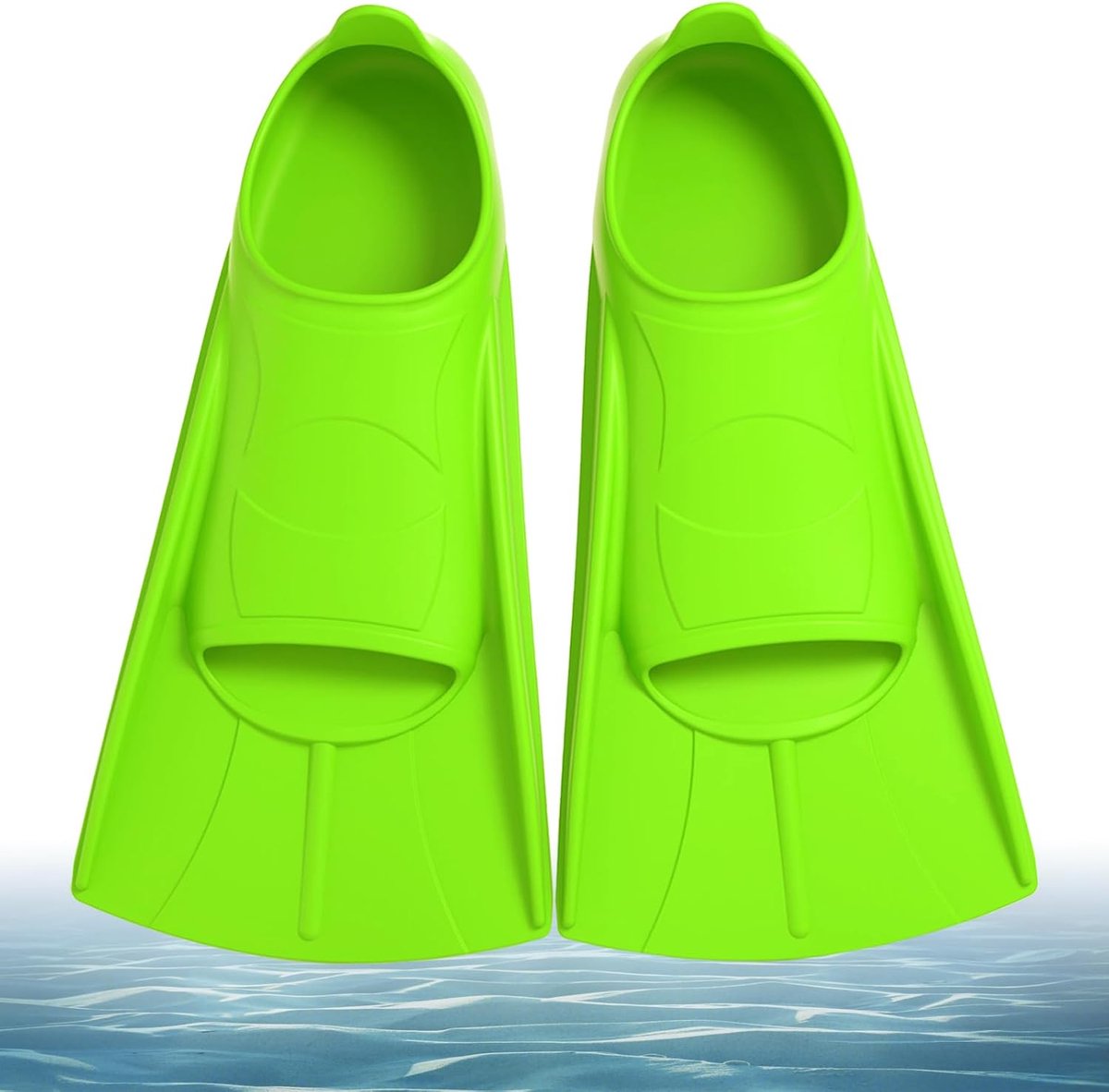 Zwemvliezen voor kinderen, korte zwemvliezen voor kinderen, siliconen snorkelvliezen, korte duikvinnen voor meisjes, vrije watertraining, snorkelen, duiken voor beginners