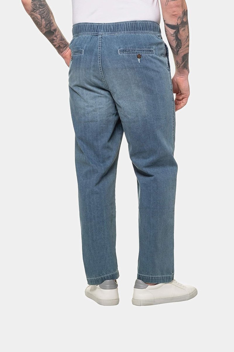 1880 Heren grote maten grote maten Menswear L-8XL broek, jeanslook, 4-pocket, relaxed fit 726843