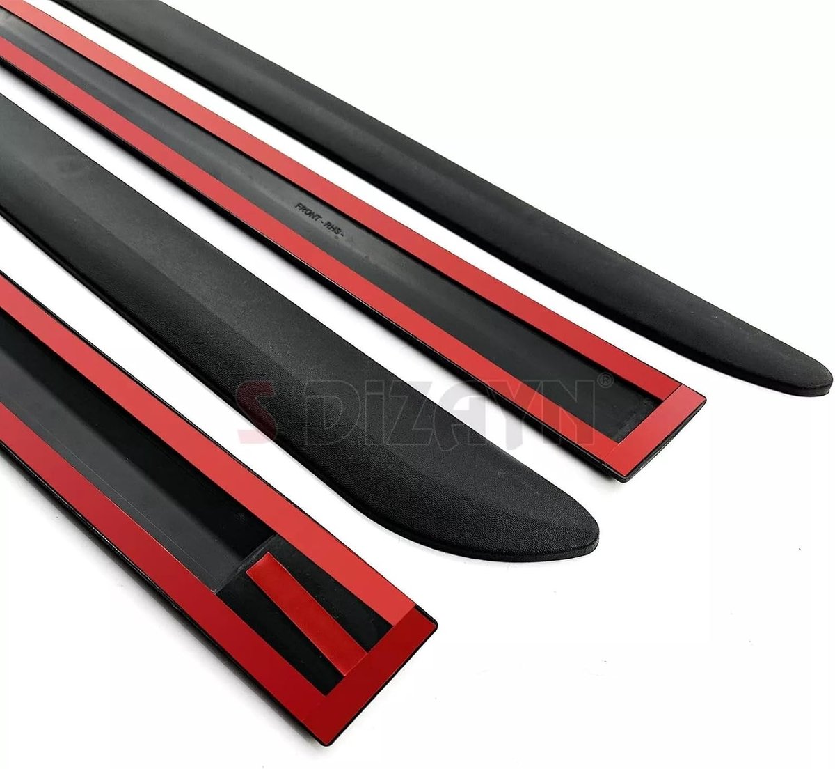 zijbeschermingsstrips deurstrips sierstrip kunststof voor Skoda Yeti vanaf 2009