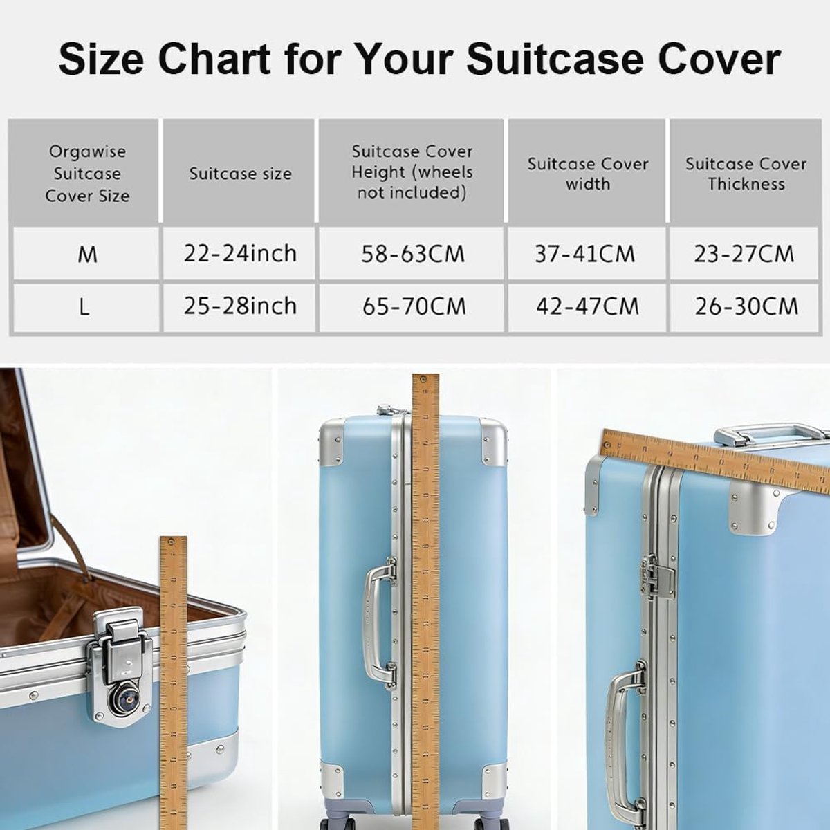 Kofferhoes Bagage Cover 56-71 cm, Bagage Cover Bagage Cover voor Reizen Bagage Beschermhoes Trolley Case Cover Protector, Sterrenhemel, M-22-24 Zoll, Vrije tijd