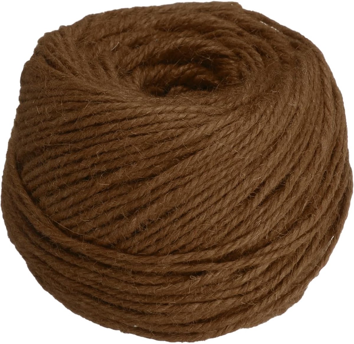 328 voet natuurlijk jute koord, 3 mm dun tuintouw, gekleurd plantenkoord voor doe-het-zelf kunsthandwerk, geschenkverpakking, decoratie, tuinieren, plantenhanger, bruin