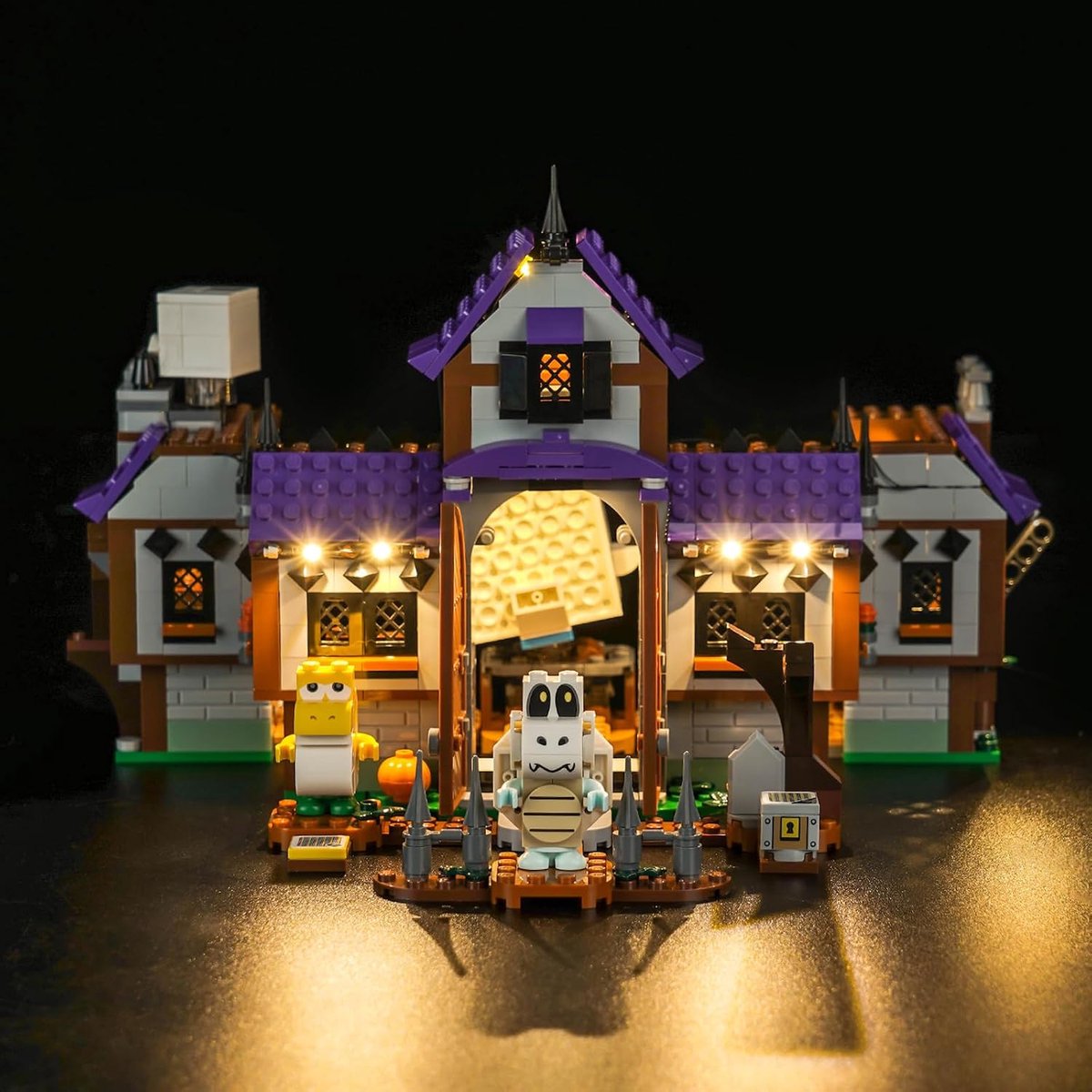 Compatibel met Lego King Boo's Haunted Mansion (geen model), decoratieve verlichtingsset Compatible with 71436 König Buu Huus Spukhaus Creatief speelgoed