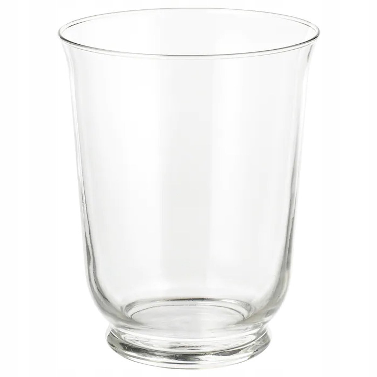 Merkloos Glazen Vaas & Lantaarn 18 cm - Stijlvol en Functioneel