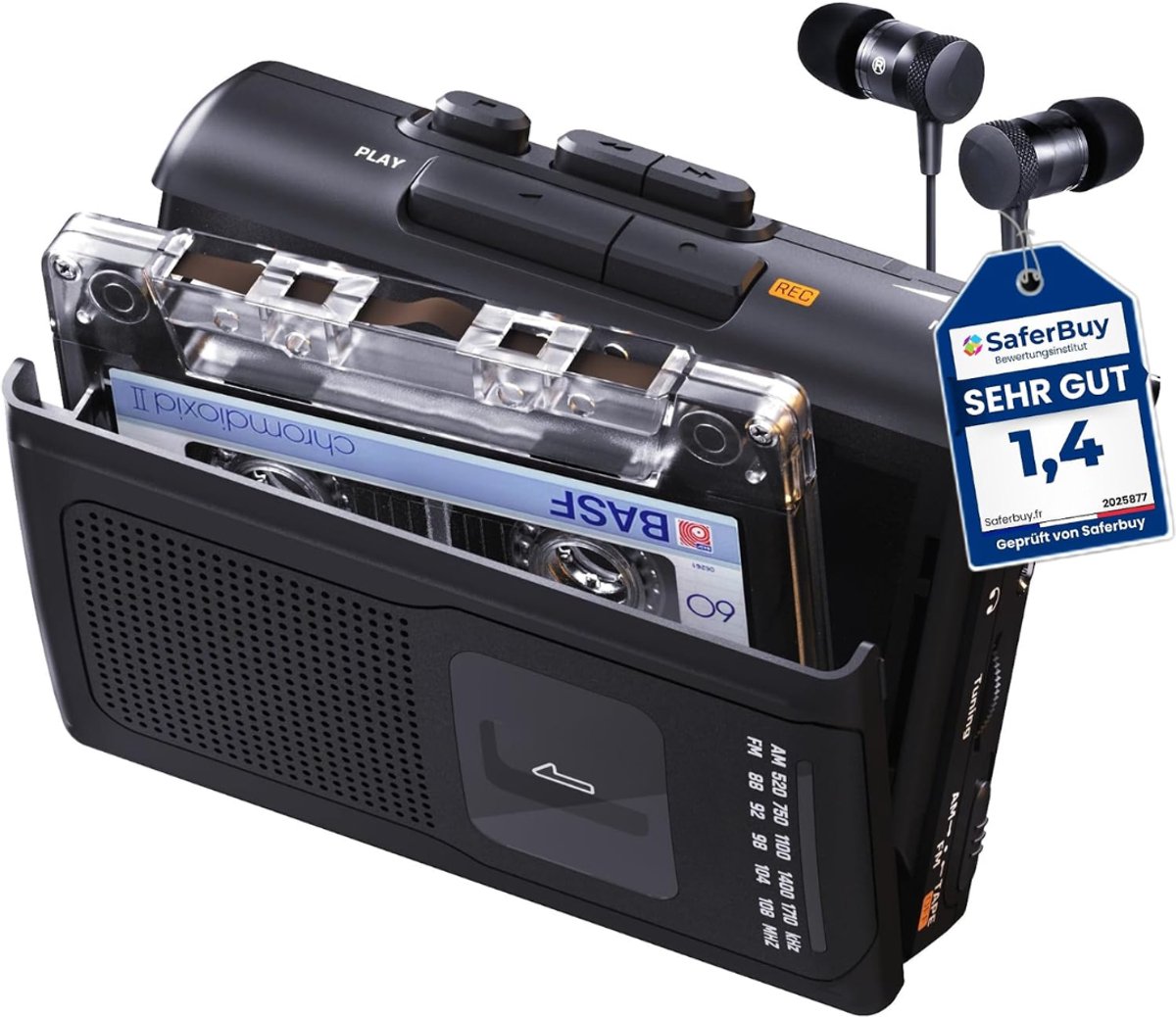 Zavio® Cassette Speler - Walkman - Audio