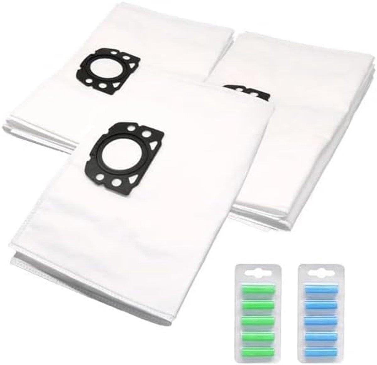 Stofzuigerzakken Propex compatibel Kärcher 2.863-006.0 - 10 stuks - Inclusief geurstaafjes - ShopVlot