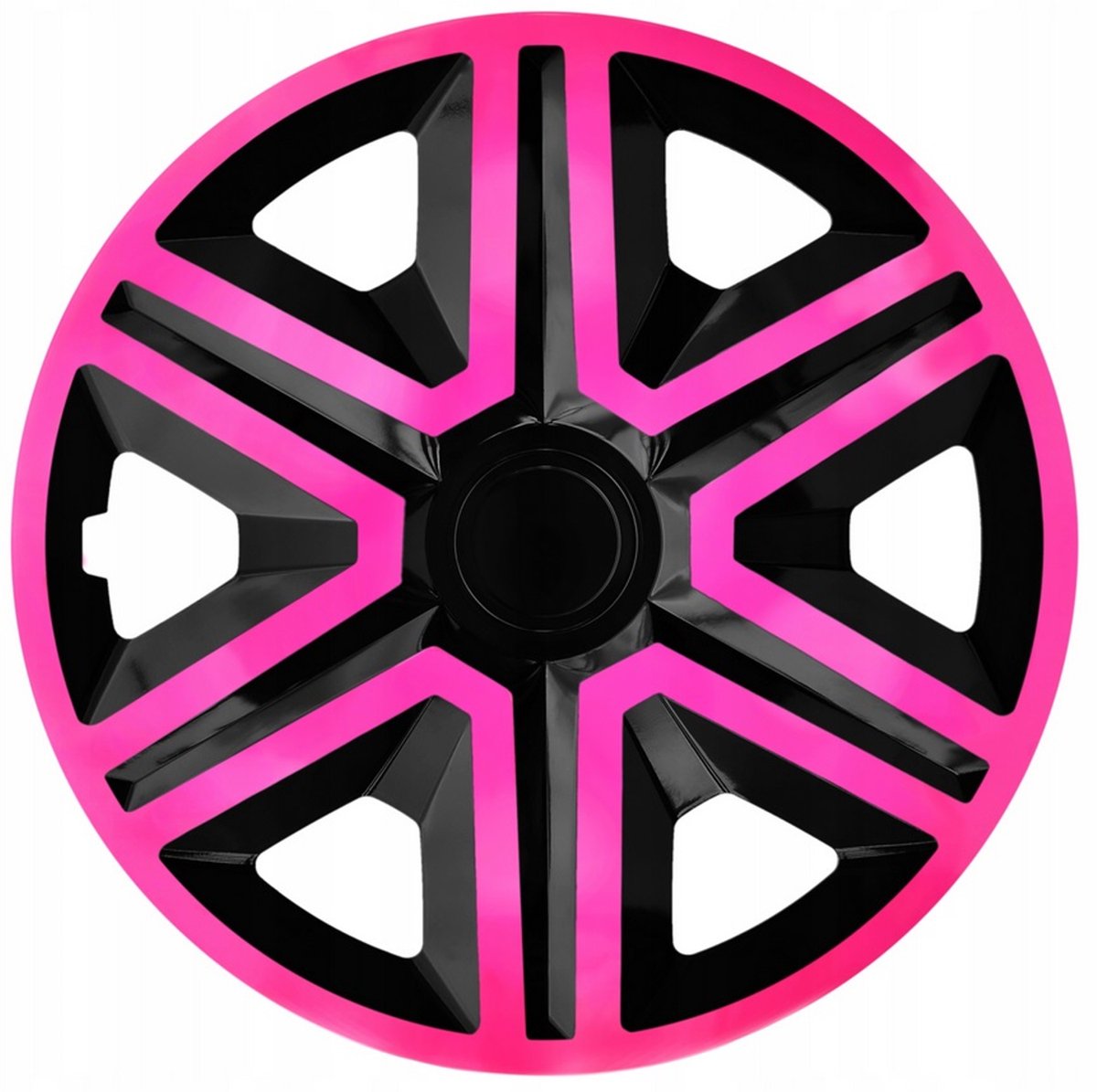 Universele wieldop 14'' NRM Action Doublecolor roze-zwart, 1 stuk