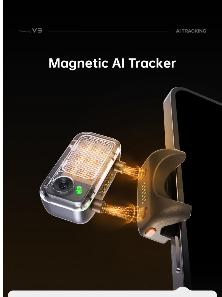 Gimbal voor smartphone - 3-assige stabilisator - magnetische AI-tracker - ideaal voor live streaming - ShopVlot