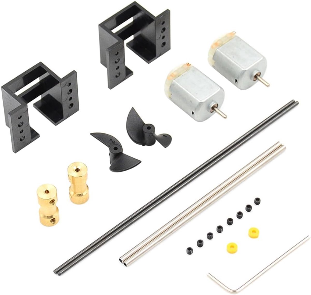 Motoren RC Boot Drive Set Motor Zitting 12 cm As Propeller RC Model Boot DIY Kit