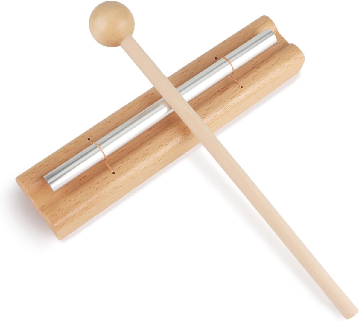 Klankstaaf, chime energie, percussie-instrumenten met houten klopper, voor vroege muzikale opvoeding, cadeau, gebed, yoga, meditatie