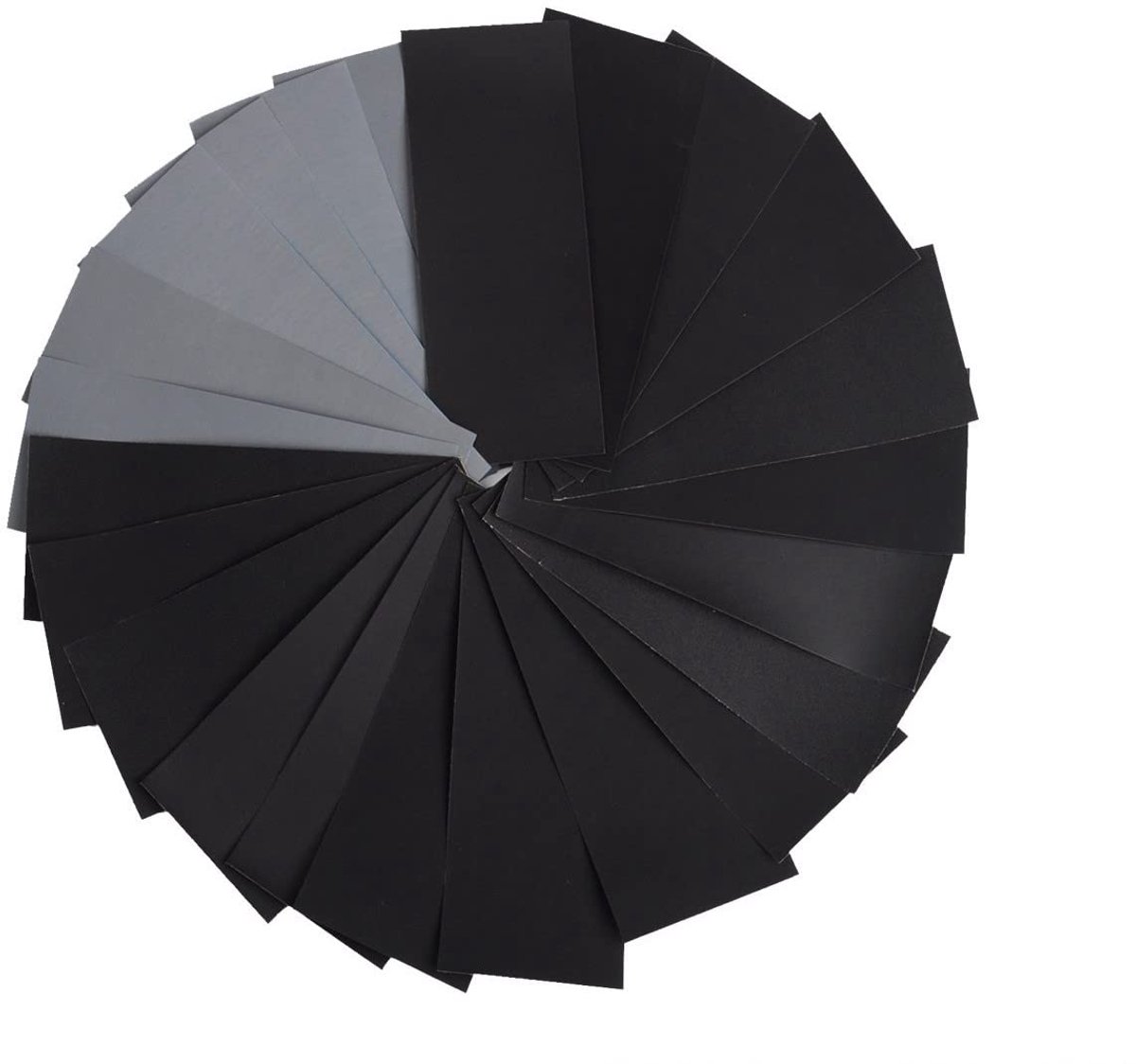 Schuurpapierset, korrelgrootte 400-3000, 36 stuks, nat en droog voor auto, houten meubels, steen, lak, metaal, glas, 23 x 9 cm