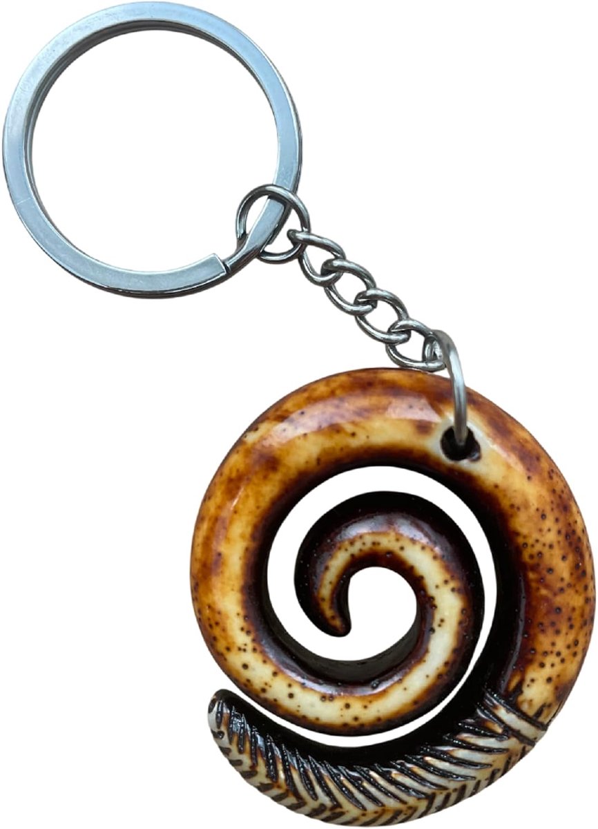 Maori Koru Spiraal - Tas Hanger Tribal Geluksbrenger