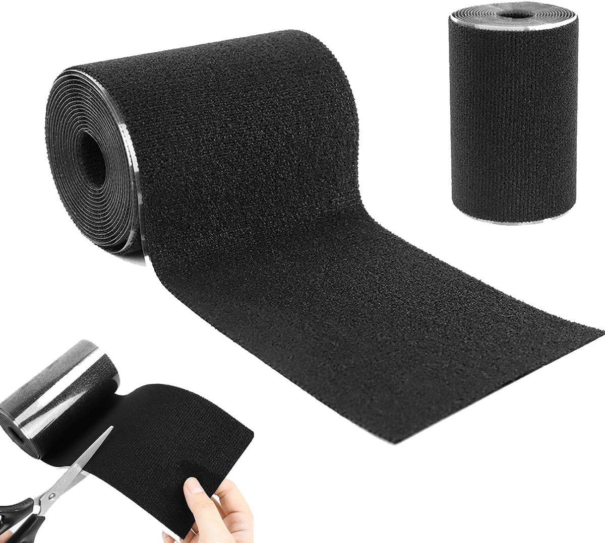 stoffen patches voor bekleding, 10 x 200 cm, zelfklevende stof voor de reparatie van banken, meubels, stoelen en luifels, zelfklevend, waterdicht en robuust