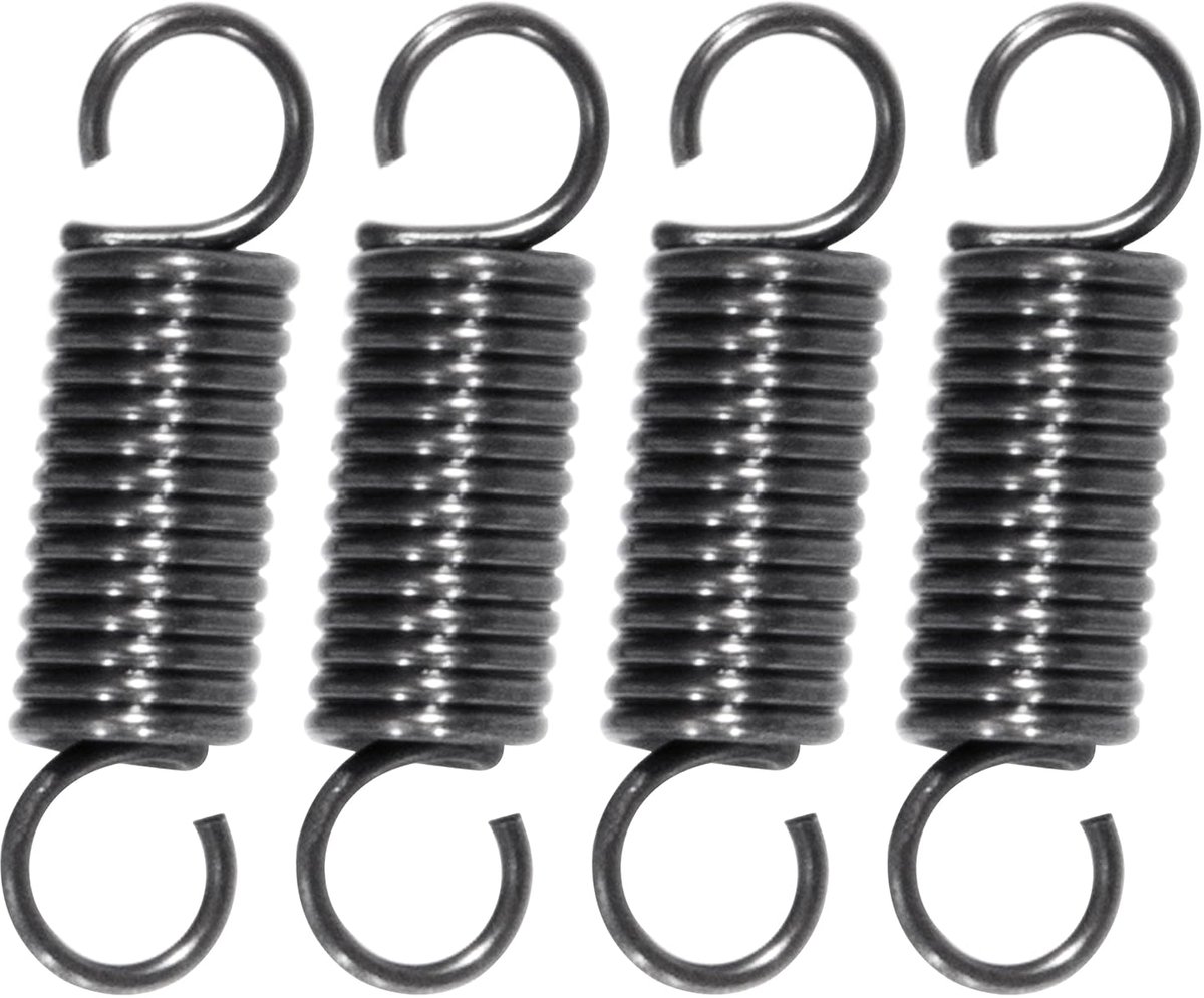 Verlengveren, 15 mm, trekveren met haken, pianodraadveer, buitendiameter 4 mm, draaddiameter 0,55 mm, dikte 0,9 kg, 20 stuks