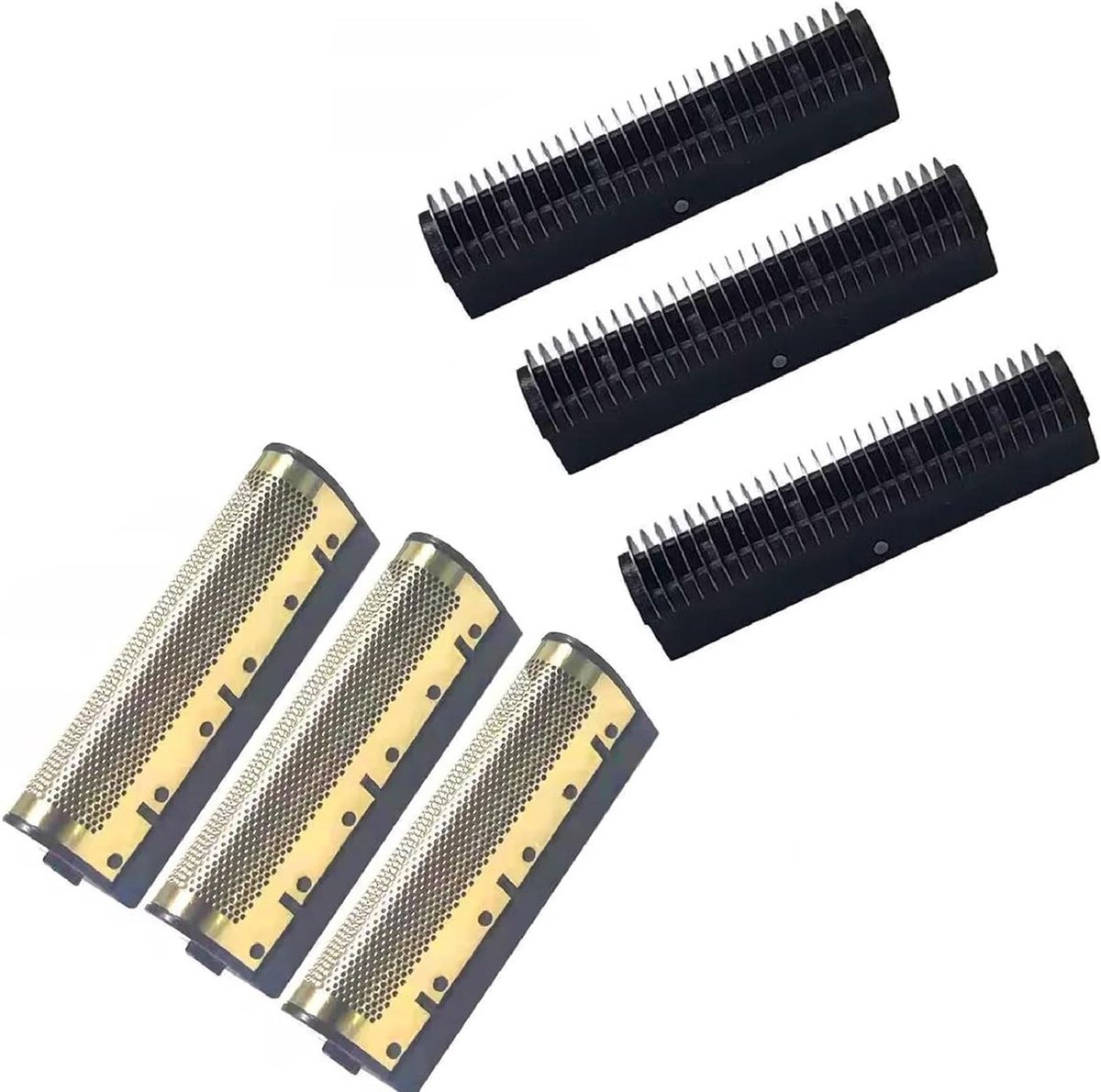 Scheerhoofd Vervanging - Scheermesjes Set - Glad Scheren - Ultra Dun Folie Goud - 0.22MM - Goud