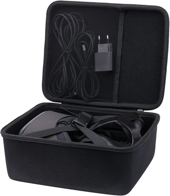 Harde draagtas opbergdoos voor Meta/Oculus 2 VR Headset, Zwart, Modern design — afbeelding 2