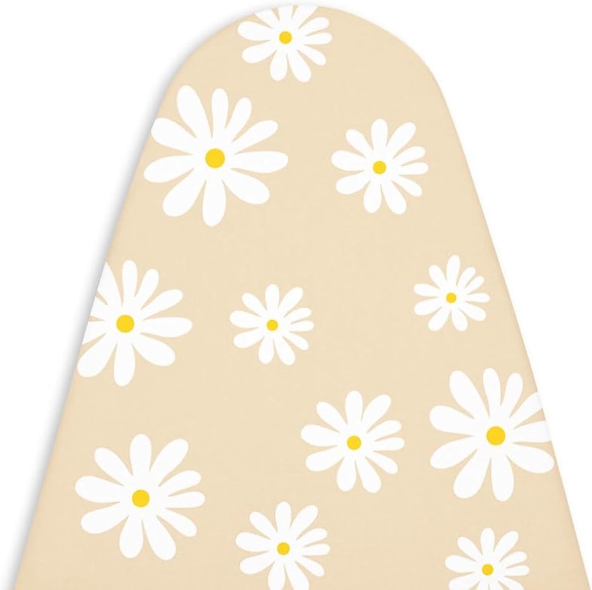 XO Strijkplankhoes en pad 124,5 x 45,7 cm (49 x 18 in) standaard maat - dik 3 mm vilt gewatteerde ijzeren plankhoes met vulling, schroei- en vlekbestendig katoen, zwaar trekkoord, knusse