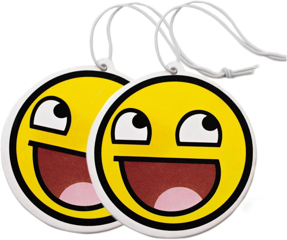 Luchtverfrissers geurboom tuning voor auto geurdispenser Air Freshener geur grappig aanhangerdesign (165 Smiley)