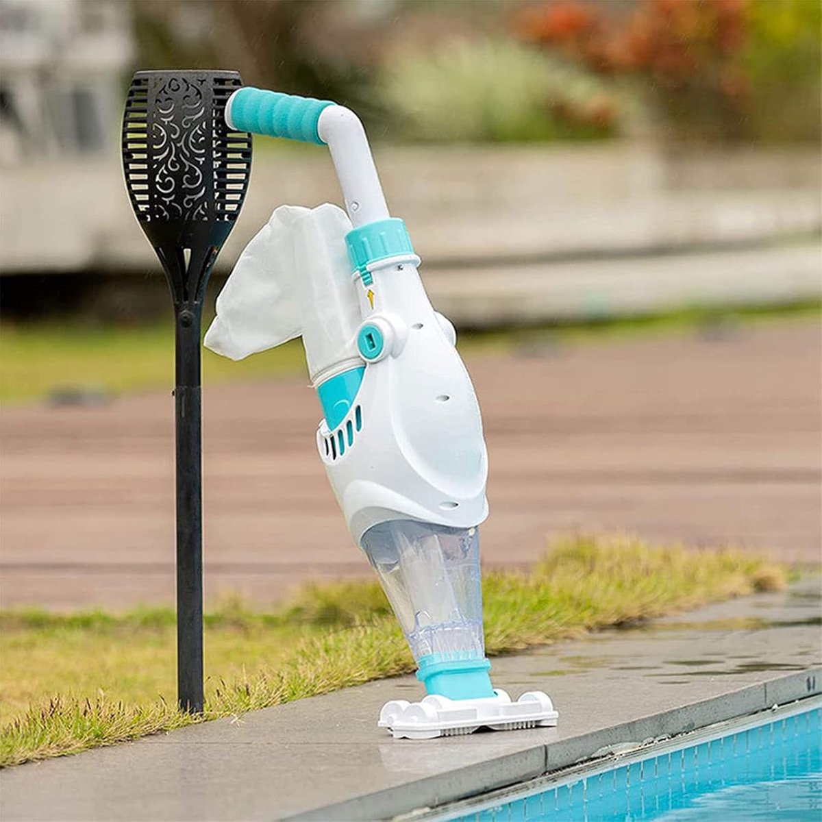 Filtersok Zwembadvacuümzak Vervanging Zwembadstofzuigeronderdelen Nylon Gaas Zwembadtas Zwembadfiltersokken Nylon Filterzak Vervanging Voor Draadloze Draagbare Oplaadbare Zwembadstofzuiger Voor H1