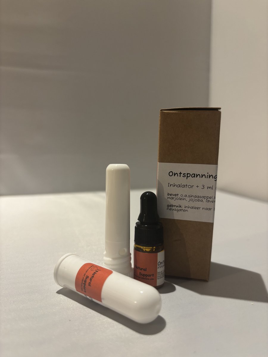 Natural Support, etherische olie, Innerlijke rust- Ontspanning, inhalator