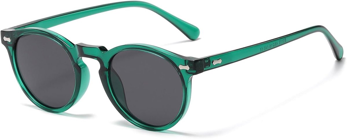 Zonnebril gepolariseerd small - ronde retro stijl - UV400 bescherming - trendy accessoire - SnelShoppen
