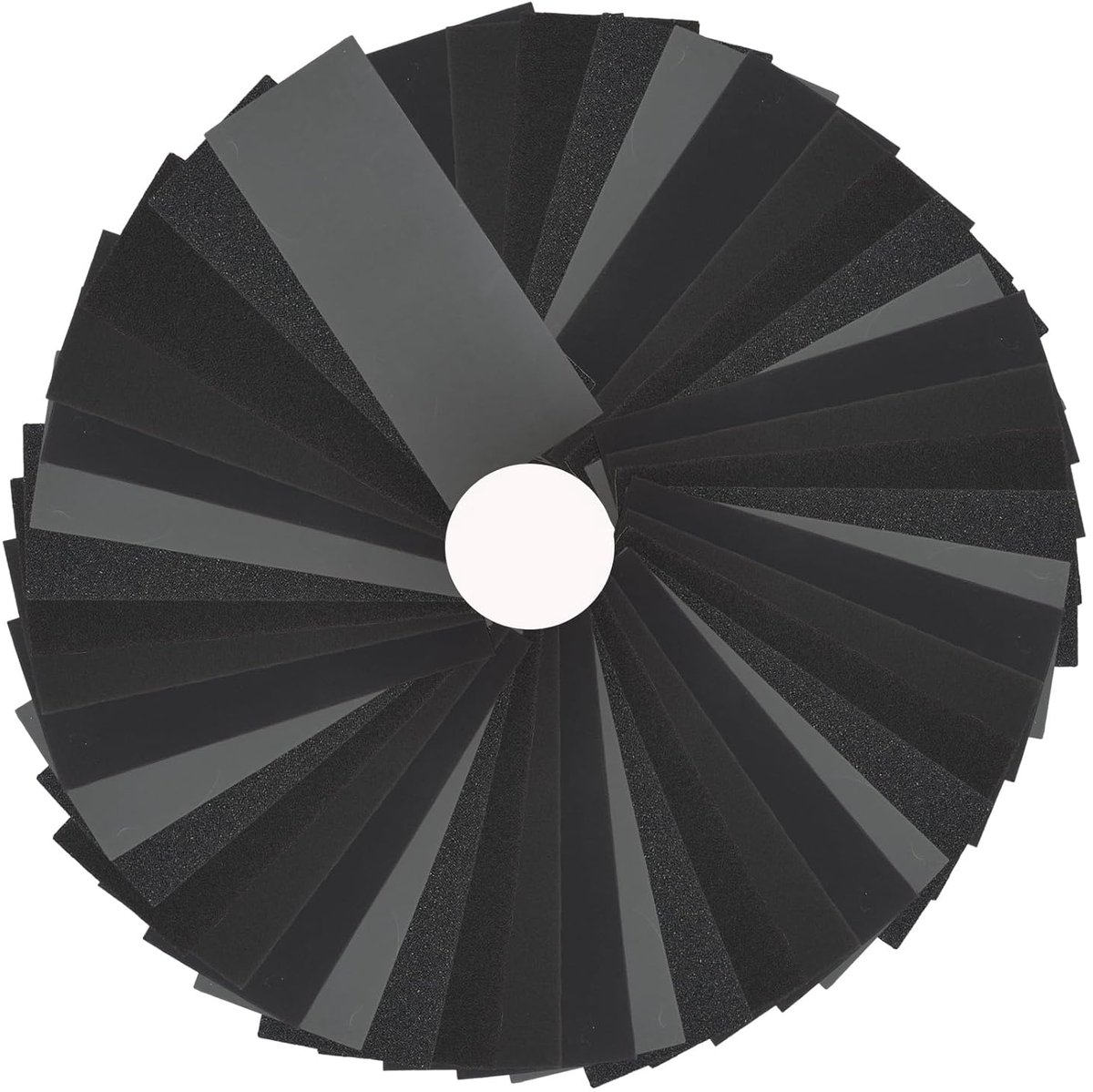 Schuurpapierset, 45 stuks, korrel 80-3000, nat schuurpapier en schuurpapier voor auto, metaal, hout, verf, muren, glas, schuurpapierset, fijn voor nat en droog schuren