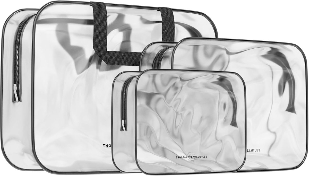 Toilettas Set – 3-delige Makeup Organizer & Bathroom Organizer – Voor Koffer, Reistas & Camping – Travel Essentials Reisaccessoires – Voor Dames & Heren