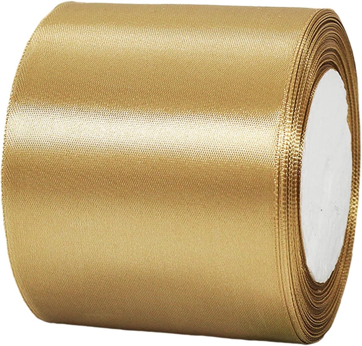 rand 22m Champagne gouden lint satijnen lint,Polyester dubbelzijdig lint,75mm lint ballon lint stof lint polyester dubbelzijdig satijnen lint Xmas lint
