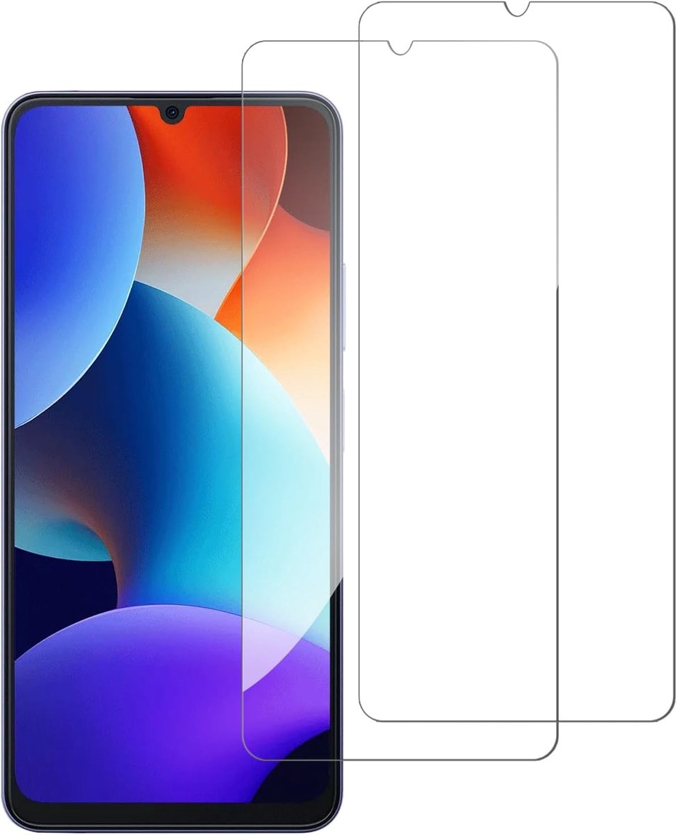 Chejuza Gehard glas voor Blackview Color 8 (2 stuks), hardheid 9H, hoge resolutie, displaybeschermfolie, zonder luchtbellen