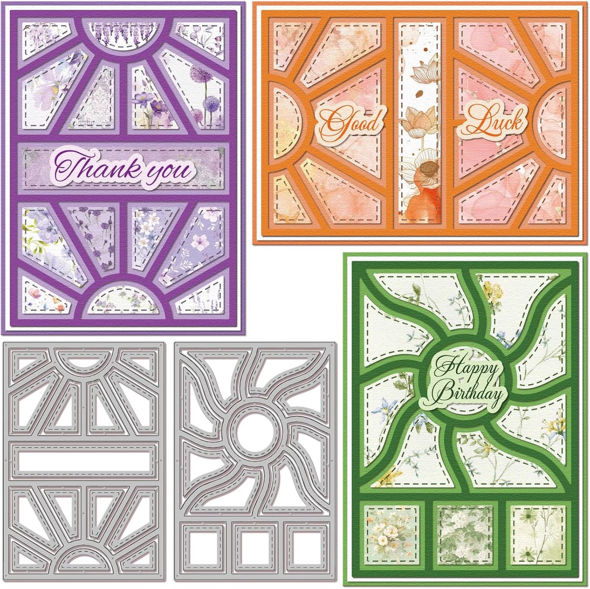 Splicing Rechthoekige Achtergrond Board Snijmallen voor DIY Scrapbooking Metalen Cirkels Rechthoeken Frame Cut Dies Onregelmatige Vorm Die Cuts Voor Kaarten Maken Embossing Fotoalbum Craft