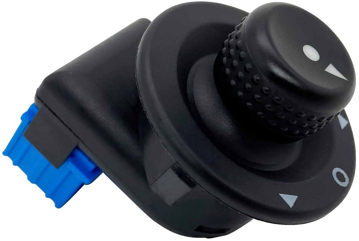 spiegelverstelknop, compatibel met Citroen C2 C3 C6 Xsara Picasso Berlingo Partner 1007 achteruitkijkspiegelbesturing 1855.26 185526
