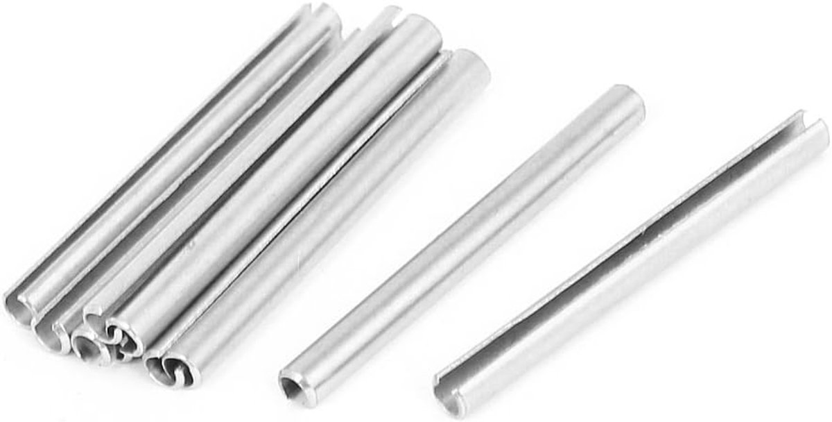 10 stuks. M3x35mm 304 roestvrij staal holle splinten spanhulzen spanpennen vastzetter