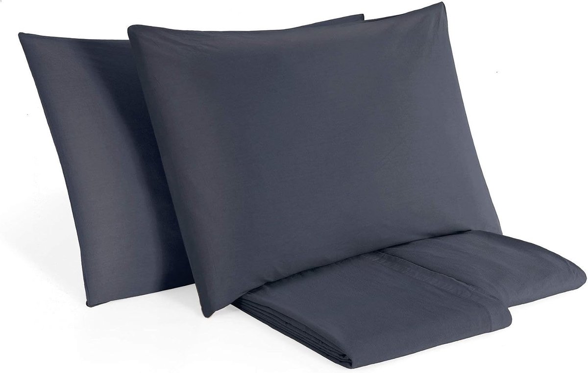 By BiancoPerla Beddengoedset van puur katoen, stonewashed zonder strijken - stift