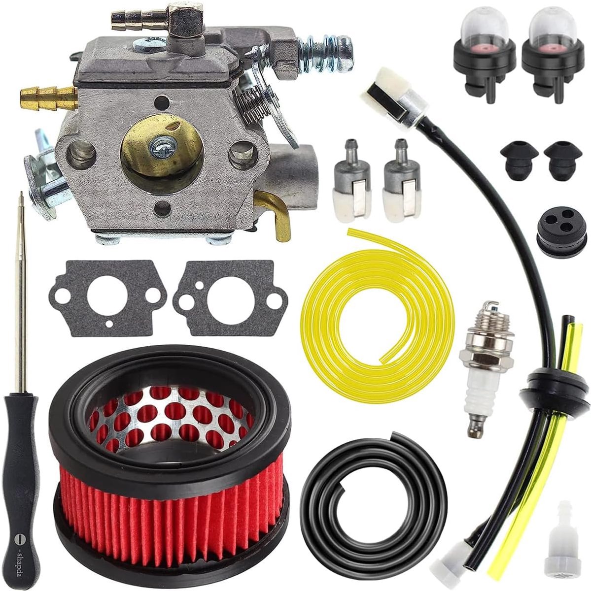 Carburateur WT-985 voor kettingzaag Echo CS-400 CS-370 CS-400F voor kettingzaag Shindaiwa 402S voor kettingzaag, vervangt A021001921 A021001920 met luchtfilter bougie brandstofleiding