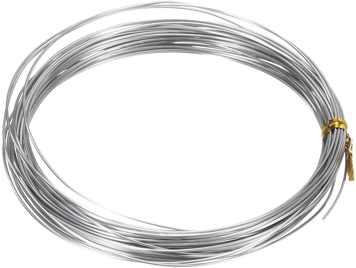20 gauge 0,8 mm roestvrij stalen draad, 10 m, zacht kunsthandwerk, beeldhouwerdraad, tarnisbestendige sieradendraad voor het maken van sieraden, kralen, doe-het-zelf knutselbenodigdheden