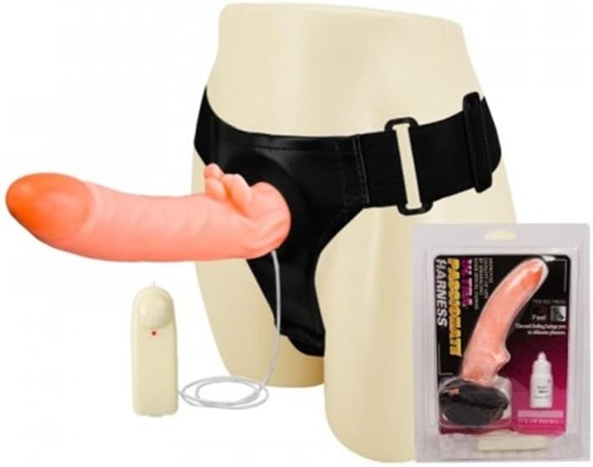 Dildo met Strap-On en Vibratie - Vrouwelijke Stimulator - Comfortabel en veelzijdig gebruik - SnelShoppen