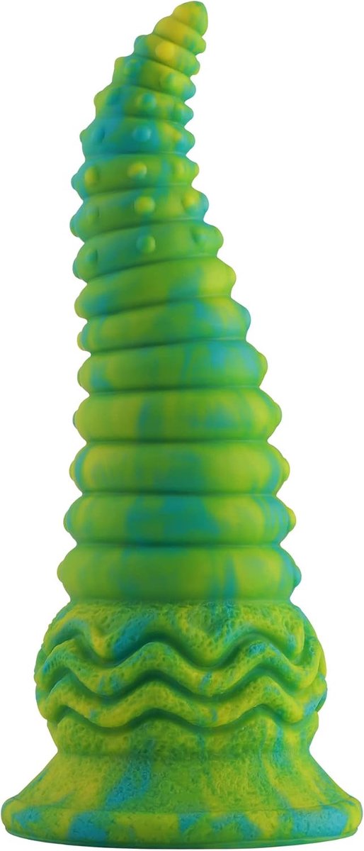 Dildo 24 cm - Premium silicone - Glow in the dark - Unieke alien design - SnelShoppen