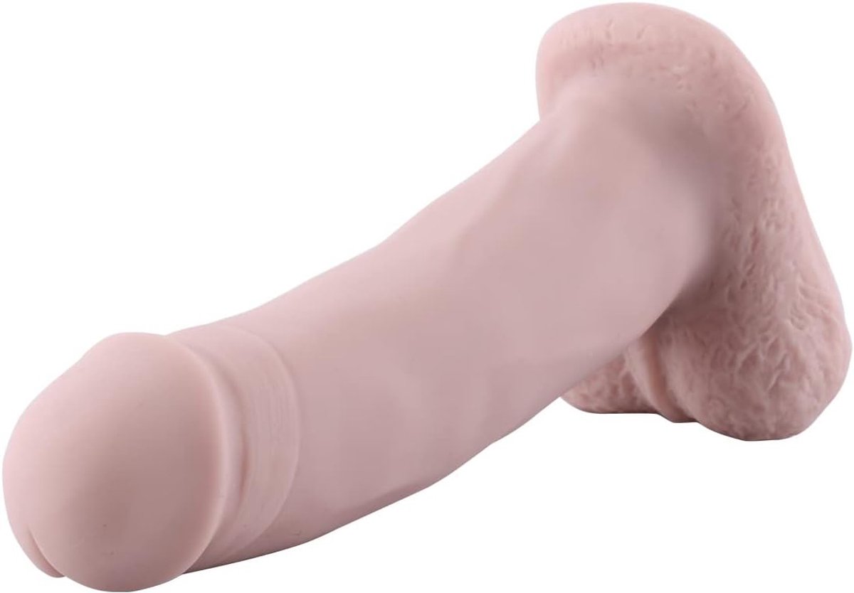 Siliconen Dildo 18 cm - Diameter 5 cm - Realistisch ontwerp - Voor intens plezier - SnelShoppen