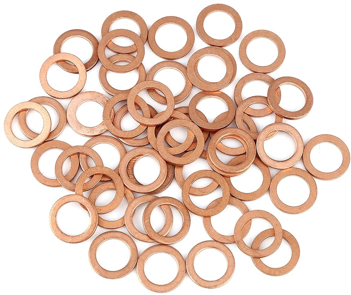 Platte afdichtingsring voor auto 10 x 15 x 1,5 mm