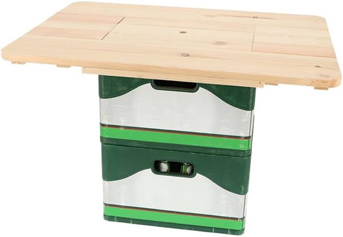 Bijzettafel - Esschert Design Beer Boxes-Tisch - Houten tray - Ideaal voor chests - SnelShoppen