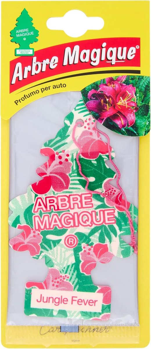 Luchtreiniger auto - jungle fever geur - tot 7 weken werking - Made in Italy - SnelShoppen