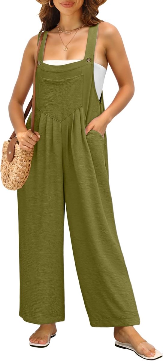 Tuinbroek voor dames, VK zomer jumpsuits playsuit overall zwangerschap zwangerschap losse casual vakantie kleding met zijzakken verstelbare bandjes