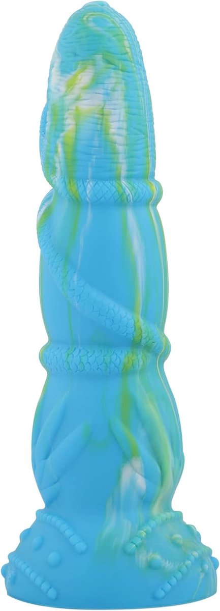 Dildo 19 cm - Octopussy - 100% Premium silicone - Handsfree gebruik - SnelShoppen